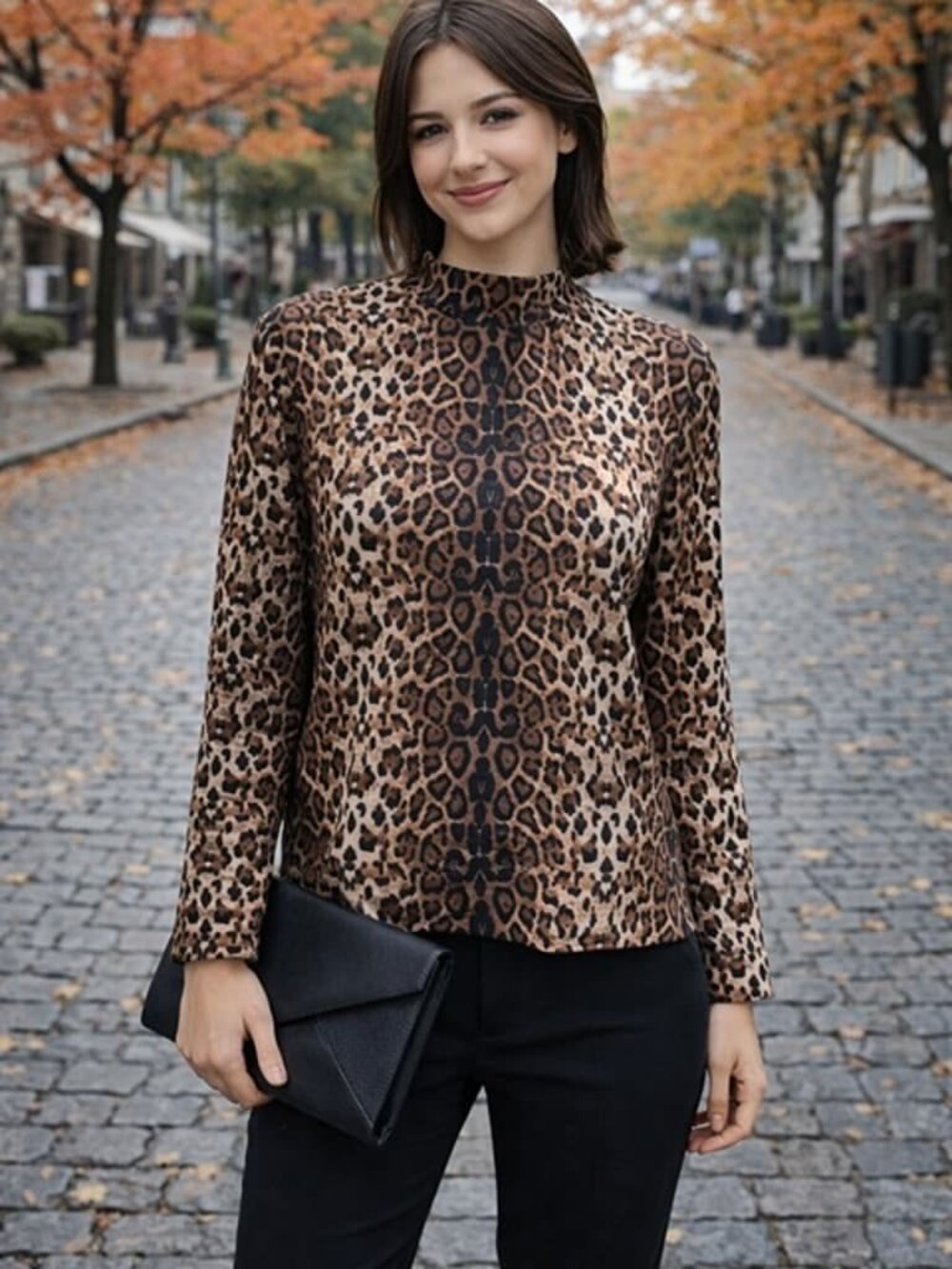 SHEIN Animal Print Top